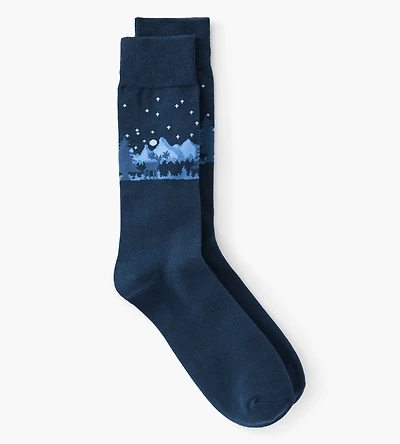 Night Landscape Socks
