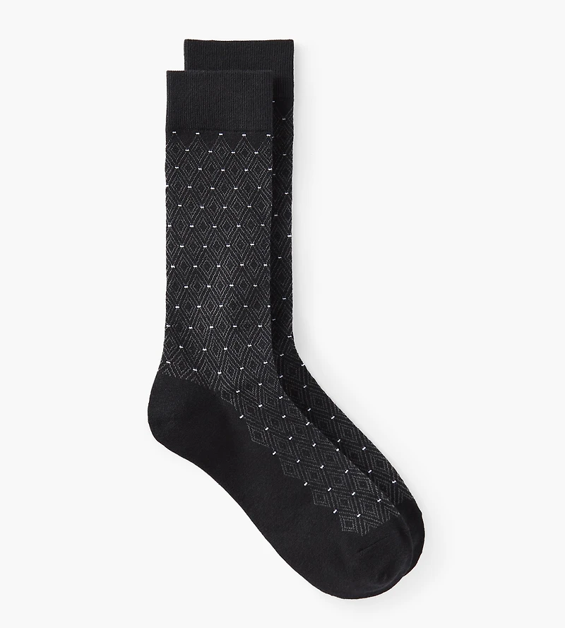Dashed Diamond Socks