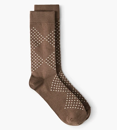 Argyle Dot Socks