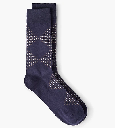 Argyle Dot Socks