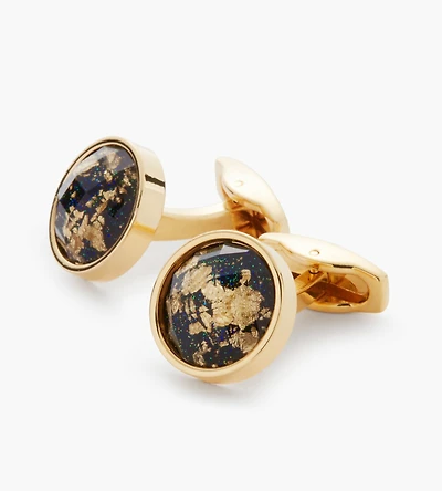 Round Flake Cuff Link