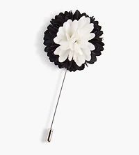 Bicolour Floral Lapel Pin