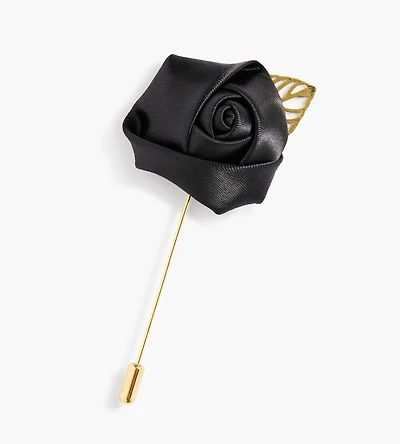 Leaf Rosette Lapel Pin