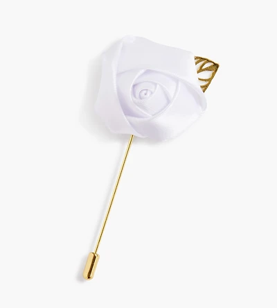 Leaf Rosette Lapel Pin