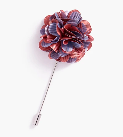 Solid Flower Lapel Pin