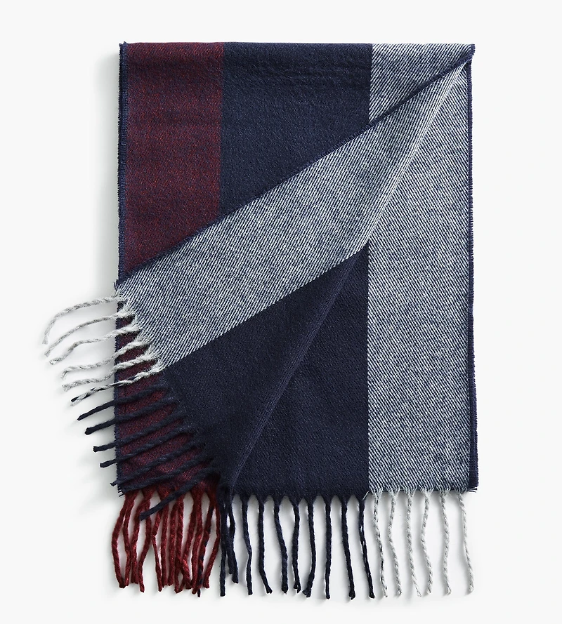 Stripe Twill Scarf