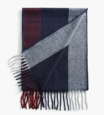 Stripe Twill Scarf