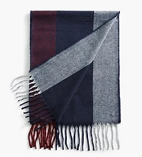 Stripe Twill Scarf