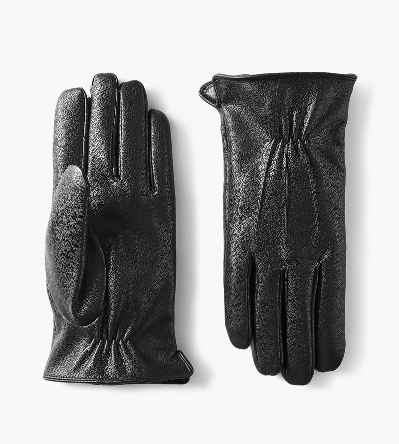 Vegan Zig Zag Pleated Gloves