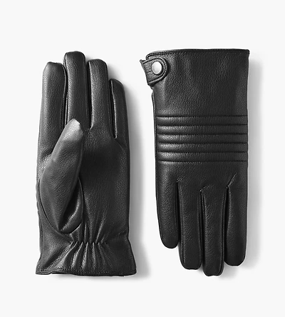 Vegan Quilted  Horizontally Gloves