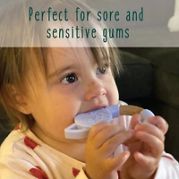 Anneau de dentition en silicone et bois de hêtre babyworks  - Chiot "Bud"