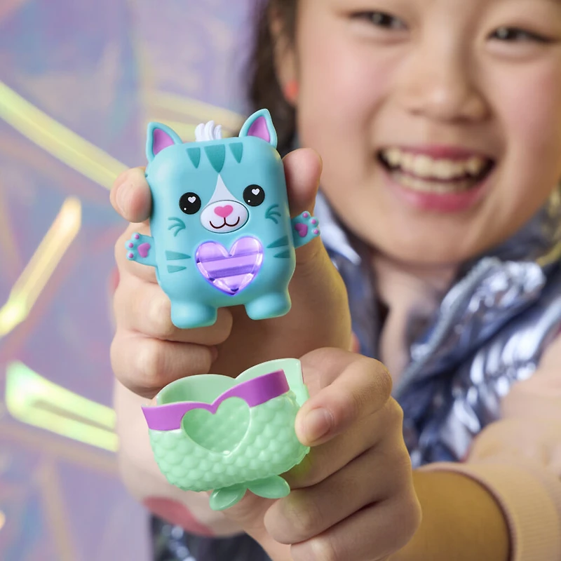 Hasbro Nano-mals Pawtricia the Blue Kitty Electronic Fidget Pet