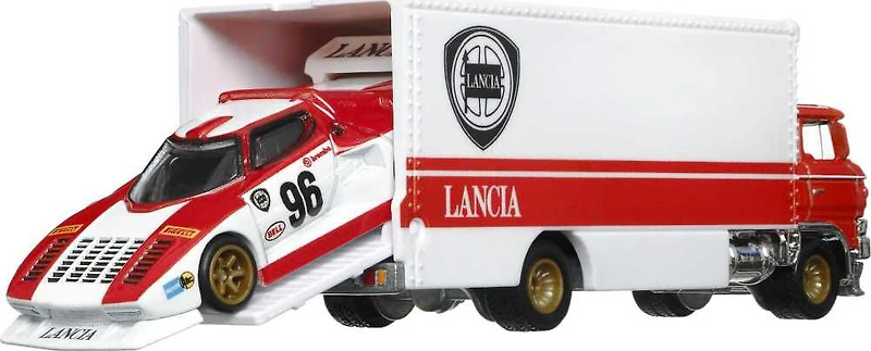 Modèles avec voiture Team Transports Hot Wheels