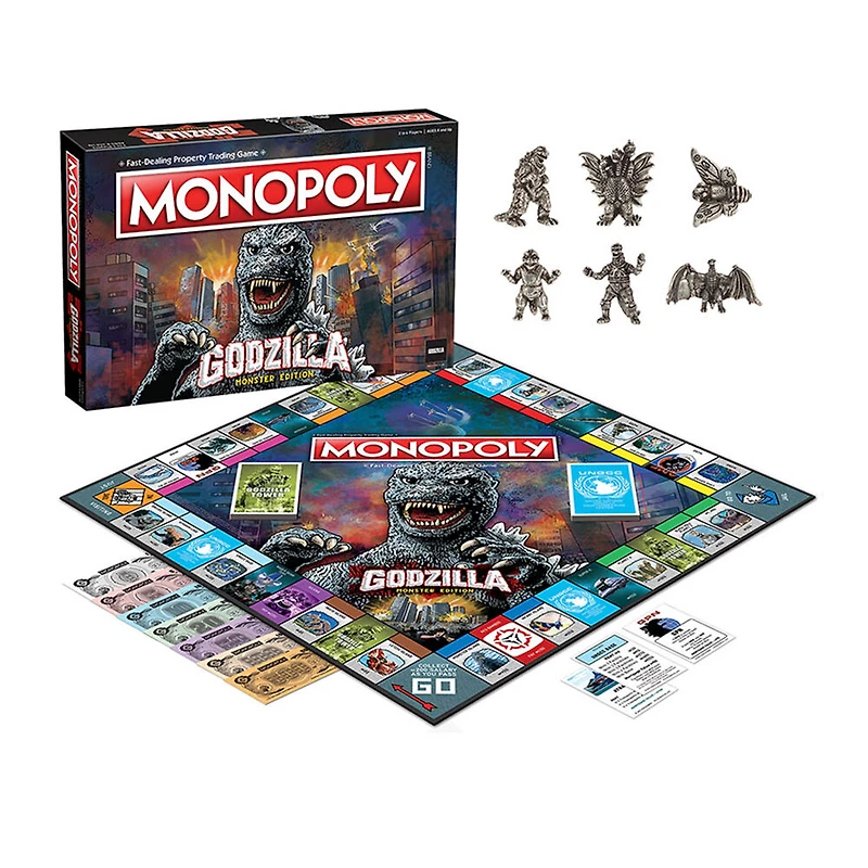 MONOPOLY: Godzilla Board Game - English Edition