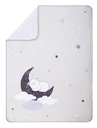 Sammy and Lou Bearly Dreaming Plush Baby Blanket
