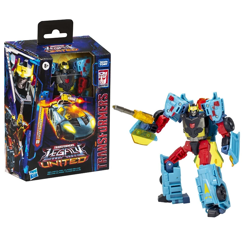 Transformers Generations Legacy United, figurine Cybertron Universe Hot Shot classe Deluxe
