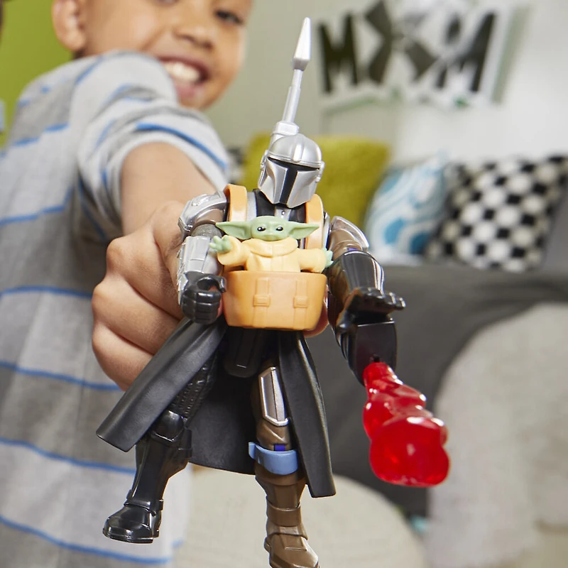 MixMashers Star Wars the Mandalorian and Grogu Custom Mix-And-Match Deluxe Action Figure Set & Accessories