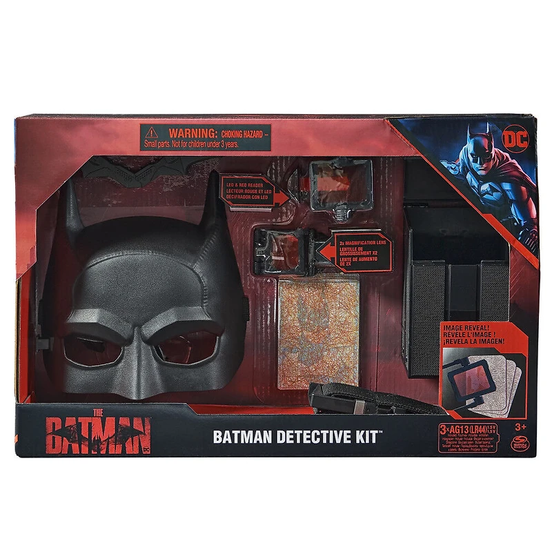 DC Comics, Jouet et accessoirespour jeu de rôle interactif Batman Detective Kit, Pièce à collectionner du film Batman