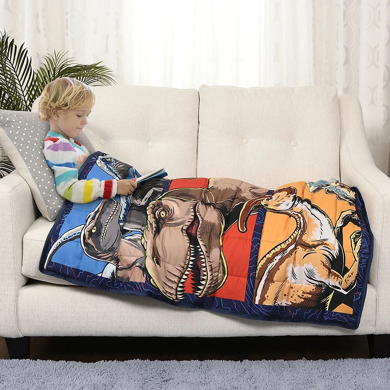 Jurassic Park Kids Weighted Blanket (36 x 48 inches), 5lbs