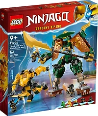 LEGO NINJAGO Les robots de l'équipe ninja de Lloyd et Arin 71794 Ensemble de jeu de construction (764 pièces)