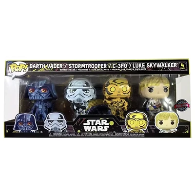 POP Star Wars: 4PK- Retro Series - Notre exclusivité