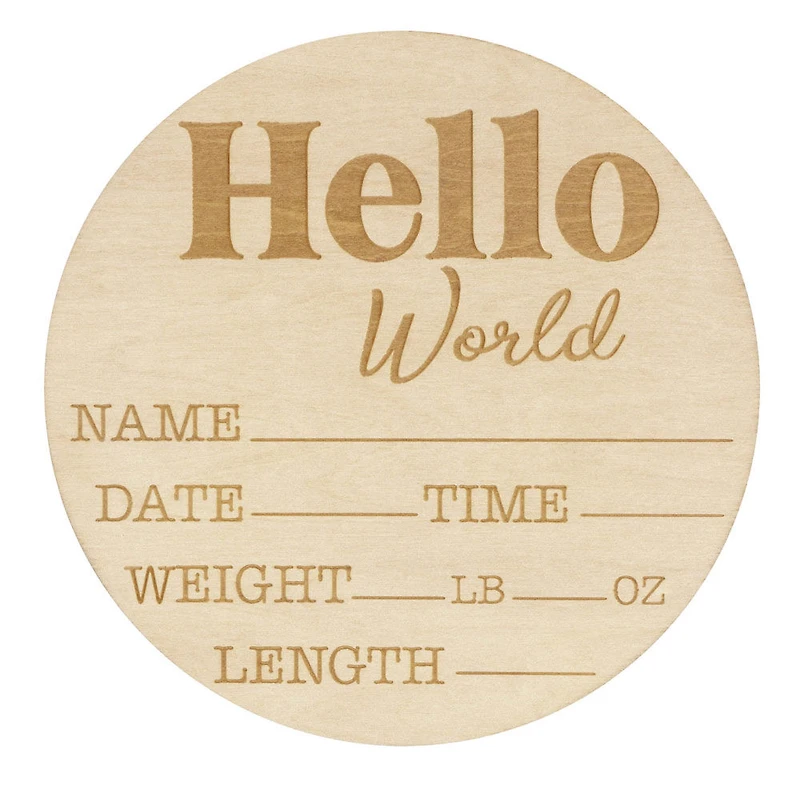 Just Born - Birth Announcement Board