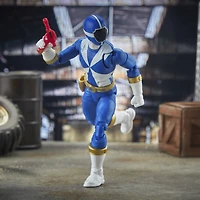 Power Rangers Lightning Collection, figurine Lightspeed Rescue Ranger Bleu premium de collection avec accessoires, 15 cm