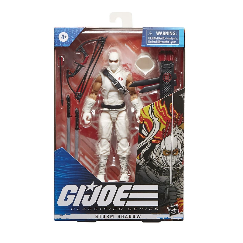 G.I. Joe Classified Series, figurine Storm Shadow 35 de collection, accessoires multiples, emballage spécial