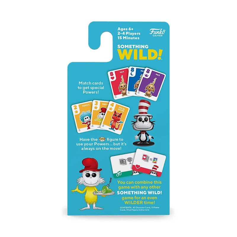 Funko Games Something Wild! Dr. Seuss - Cat In The Hat Card Game - English Edition