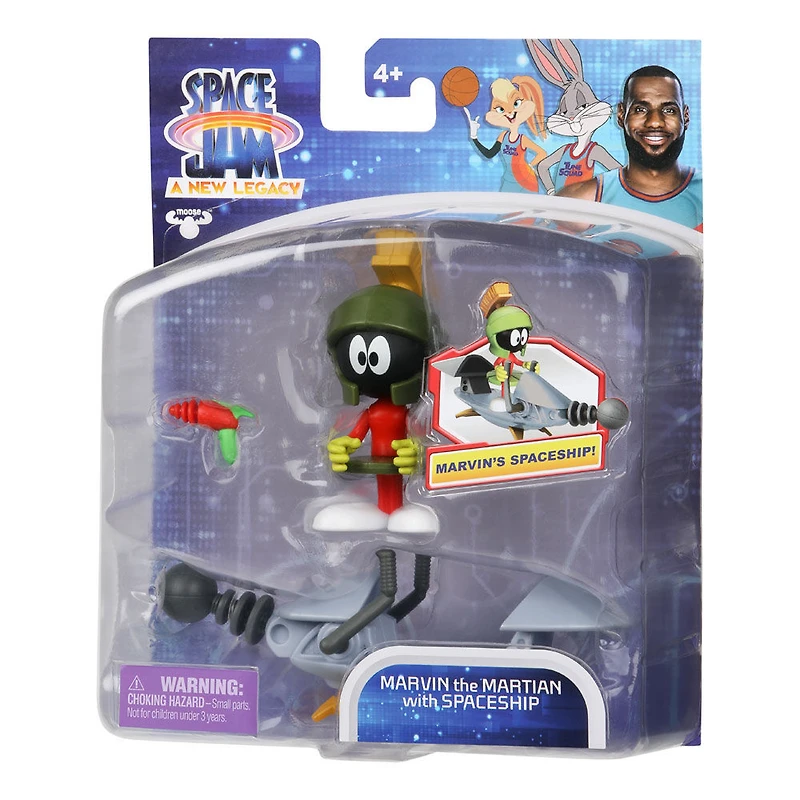 Space Jam S1 Ballers Fig Pk - Marvin With Spaceship - Édition anglaise