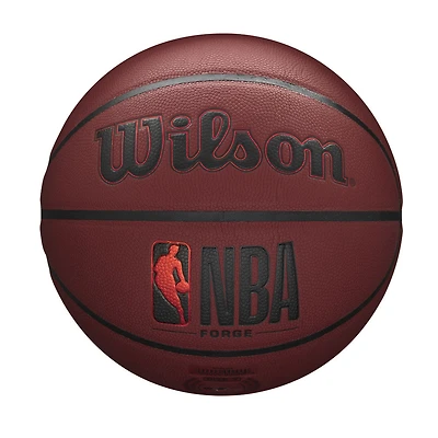 Ballon de basket cramoisi NBA Forge de taille officielle