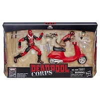 Marvel Legends Series Deadpool CORPS, figurines articulées et véhicule de collection à l'échelle 15 cm inspirés des bandes dessinées Marvel