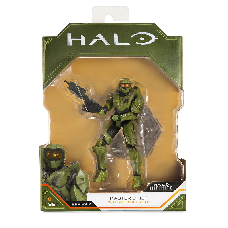 Halo - figurine Infinite - Master Chief avec fusil d'assaut