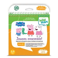 LeapFrog LeapStart Peppa Pig Playing Together - Storybook - French Edition