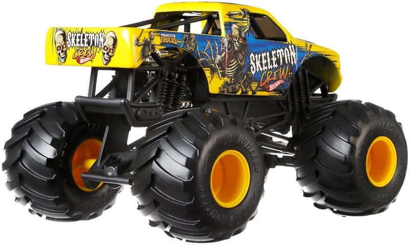 Hot Wheels - Monster Trucks - Véhicule Skeleton Crew