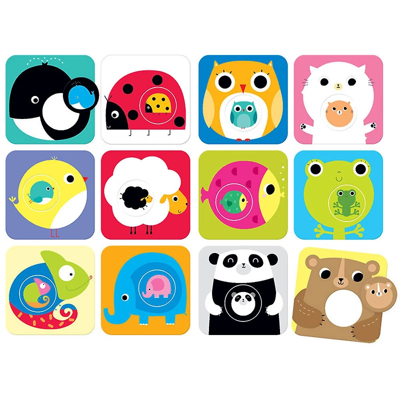 Banana Panda Match the Baby Puzzles (12 Puzzles) - English Edition - R Exclusive