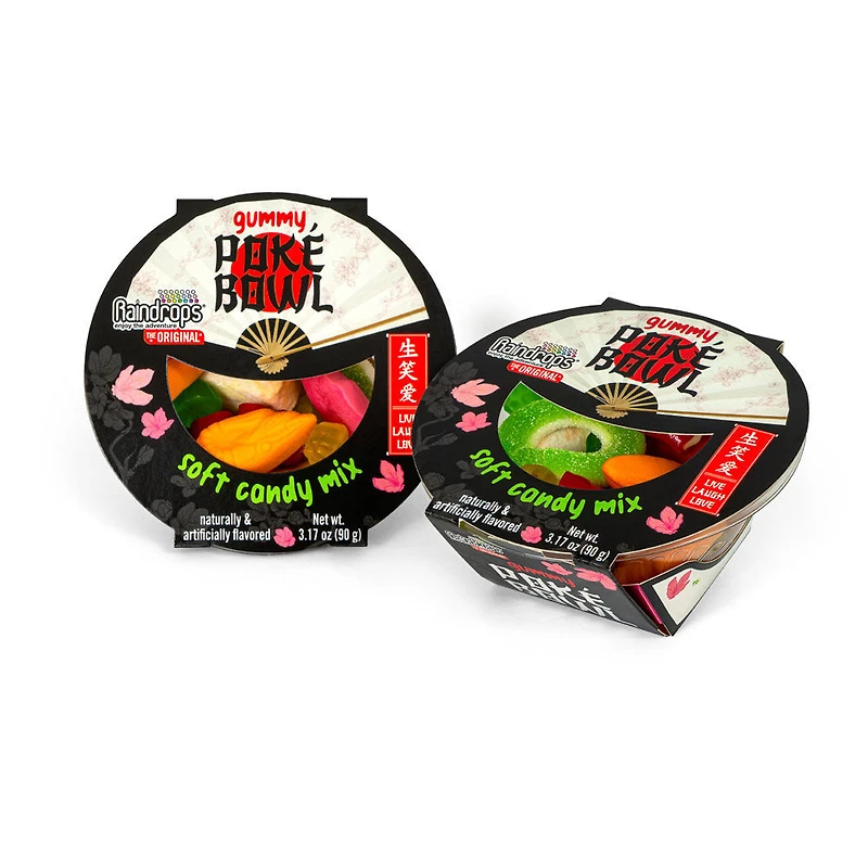 Bol de poké gélatine Raindrops