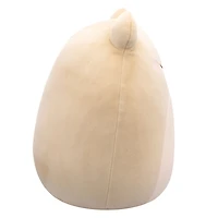 Peluche Squishmallows 12" - DeWitt la grenouille bronzée avec ventre en tricot torsadé gaufré