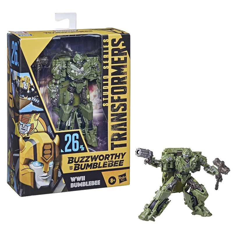 Transformers Bumblebee Studio Series, figurine WWII Bumblebee 26BB Deluxe, Transformers : Le dernier chevalier