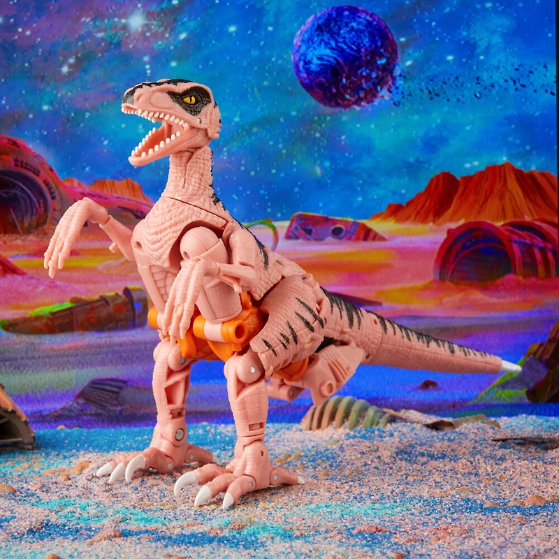 Transformers Generations Legacy Buzzworthy Bumblebee, figurine Heroic Maximal Dinobot classe Voyageur - Notre exclusivité