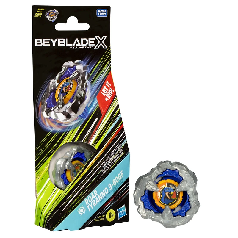 Beyblade X Roar Tyranno 9-60GF Top Booster Pack Set