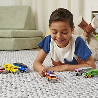 PAW Patrol, Véhicule Stella True Metal Skye en métal moulé à collectionner, Série Big Truck Pups à l'échelle 1:55