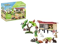 Playmobil - Enfant avec enclos et lapins
