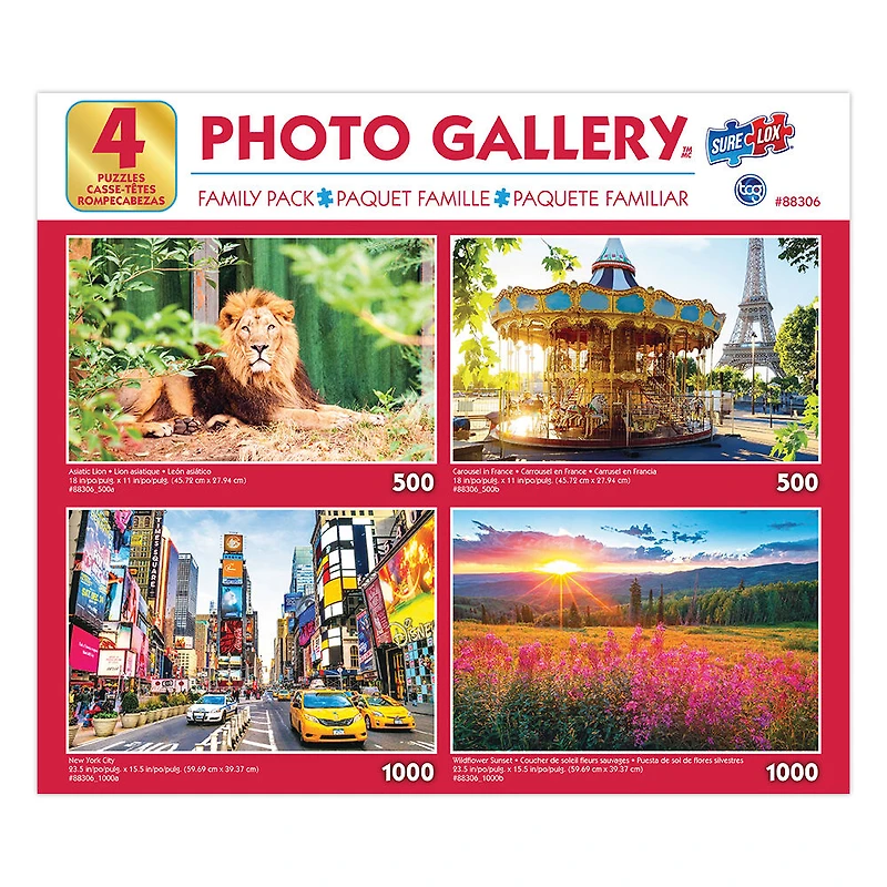 Sure-Lox 4 In 1 Art Gallery Multipack Puzzles