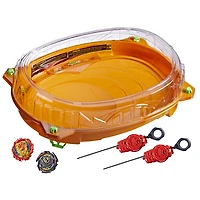 Beyblade Burst QuadDrive Set de combat Cosmic Vector, avec arène Beystadium
