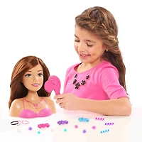 Petite Tête de Coiffure de Barbie.