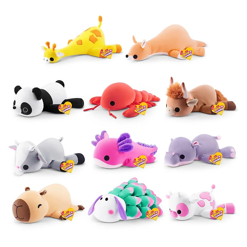Hug-A-Lumps (Moyen) LENNY de ZURU, Peluche lestée câline et spongieuse