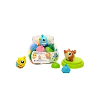 Lalaboom - Chunky Animals and Beads Bucket