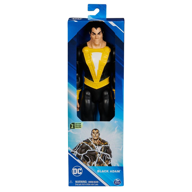 DC Comics, Figurine articulée Black Adam de 30,48 cm avec cape, peut prendre différentes postures, jouets de super-héros à collectionner