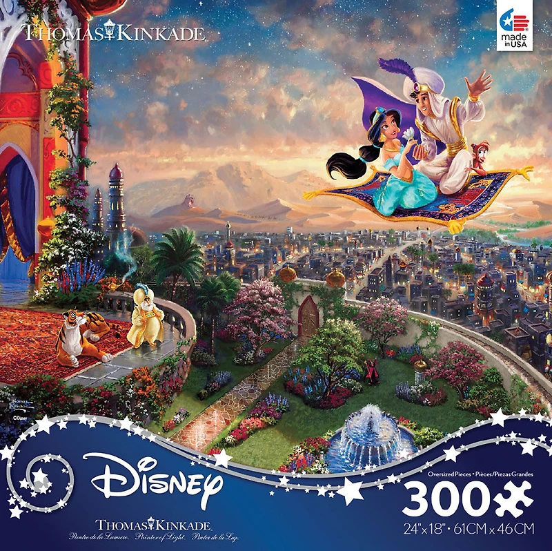 Ceaco "Thomas Kinkade Disney - Aladdin" casse-tête 300 pc